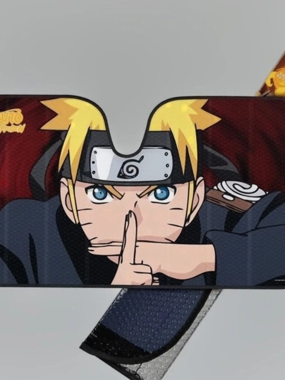 YNS Generic Naruto Print Sun Visor - Yellow, Black, Blue